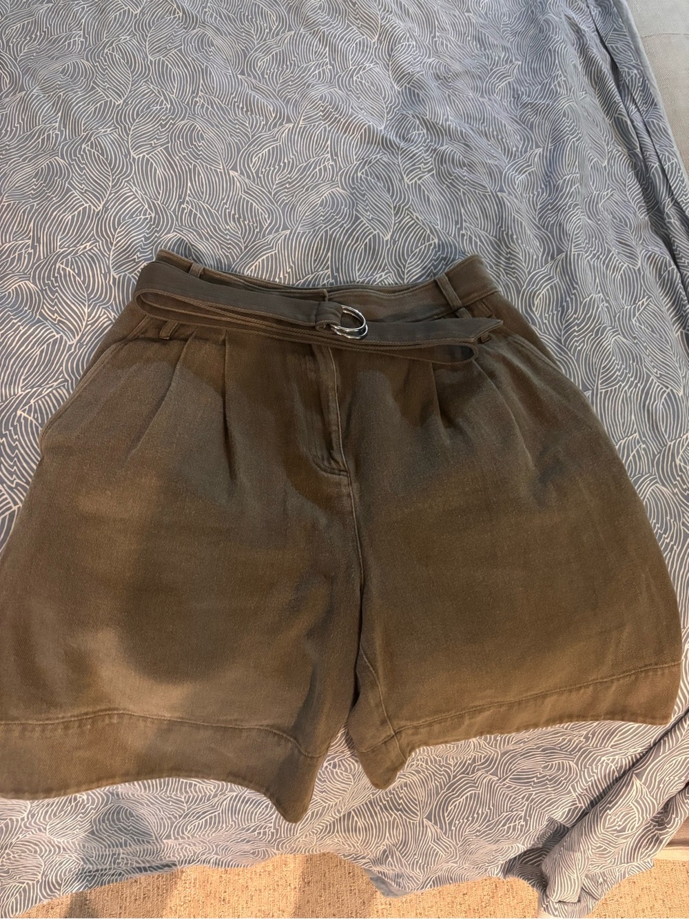 Tibi - khaki shorts, size 2